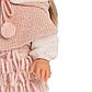 LLORENS:Кукла Елена 35см, блондинка в розовом костюме и шапке с двумя пумпонами, фото 3