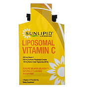 SunLipid, Липосомальный витамин C, с натуральными ароматизаторами, 30 пакетиков по 5,0 мл (0,17 унции), фото 2