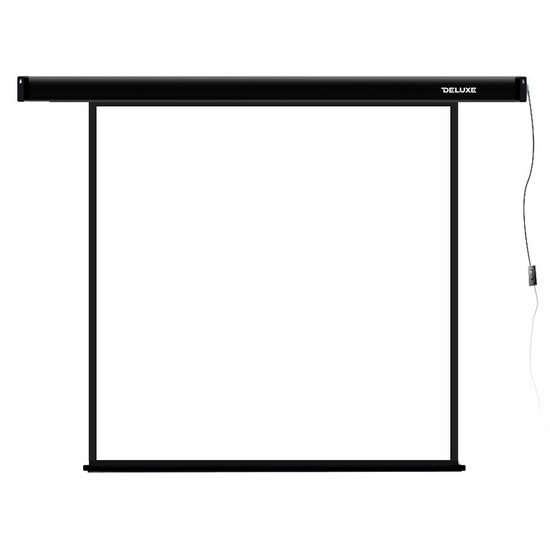Экран моторизированный Deluxe DLS-E203x (80"х80"), Ø - 113", Раб. поверхность 195х195 см., 1:1