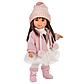 LLORENS:Кукла Сара 35см, шатенка в розовом жакете и белой кружевной юбке, фото 2