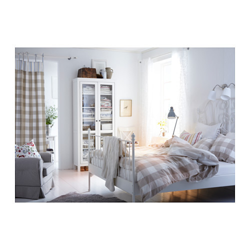 Кровать ЛЕЙРВИК белый/Лурой 140x200 см ИКЕА, IKEA - фото 5 - id-p80942652