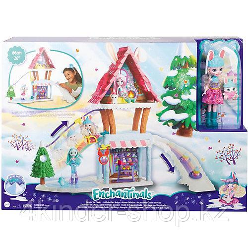 Mattel  Enchantimals Игровой Набор Энчантималс "Снежная долина" Лыжный домик