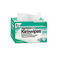 Салфетки безворсовые, Kimtech-kimwipes,  для очистки волоконно-оптических коннекторов ( в упаковке 2