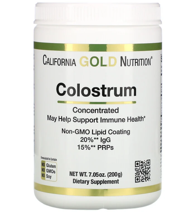 California Gold Nutrition, концентрированное молозиво в порошке, 200 г (7,05 унции)