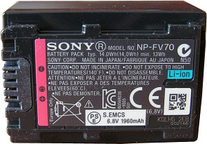 Аккумулятор Sony NP-FV70, фото 2