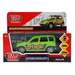 ТехноПарк Металлическая инерционная модель Chevrolet Niva, спорт, 12 см.
