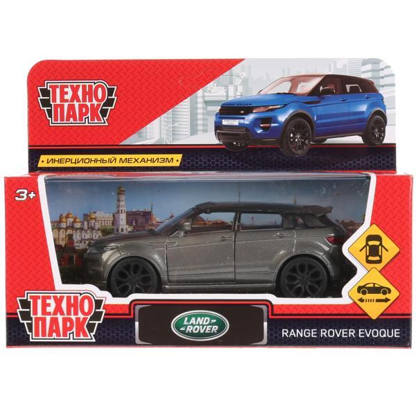 ТехноПарк Металлическая инерционная модель Land Rover Range Rover Evoque серый, 12,5 см.