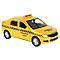 ТехноПарк Металлическая инерционная модель Renault Logan, Такси, 12 см., фото 2