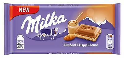 Milka Almond Crispy Creme (90 грамм)  (24 шт. в упаковке)