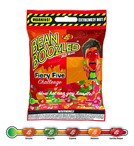 Драже жевательное  BEAN BOOZLED Flaming Five МЕГА ЖГУЧИЙ  54гр пакет Jelly Belly / США