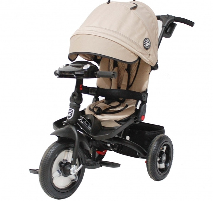 Детский 3-х колесный велосипед Mini Trike Transformer T400/2019 Beige Jeans бежевый