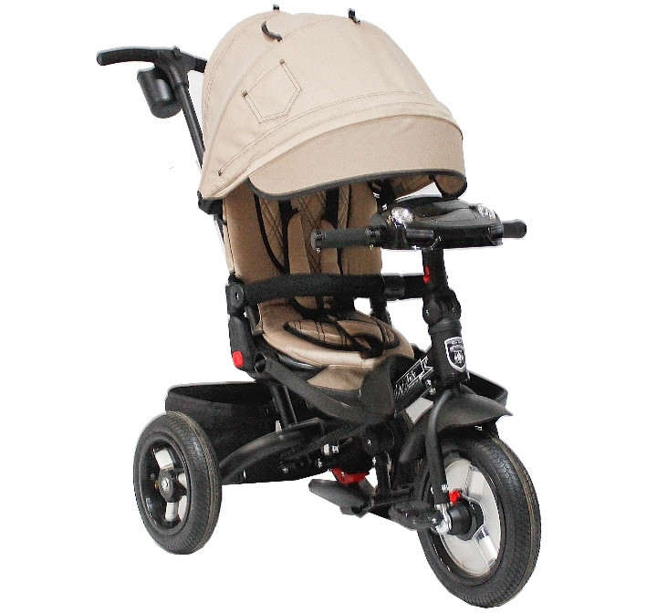 Детский 3-х колесный велосипед Mini Trike Transformer T400/2019 Beige Jeans бежевый