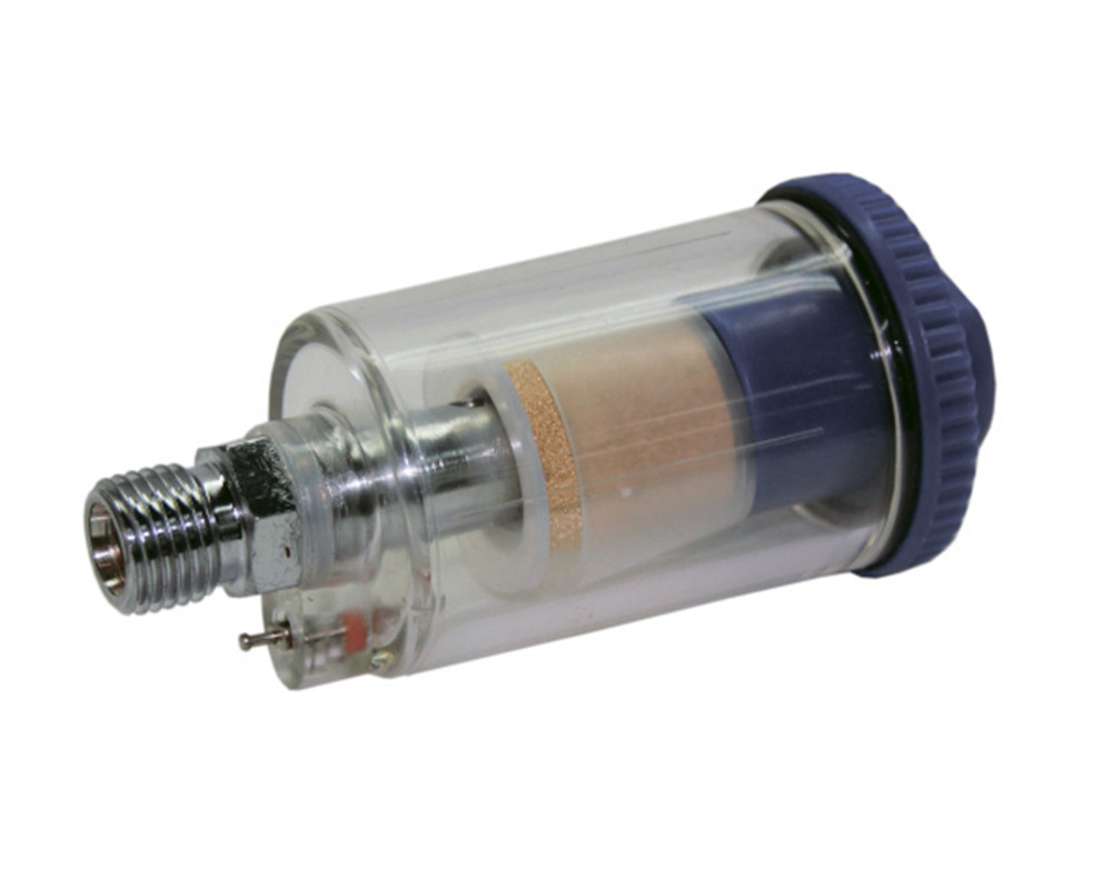 JETAPRO Фильтр влагоотделитель с клапаном слива конденсата для краскопульта, соединение 1/4 - фото 1 - id-p80975386