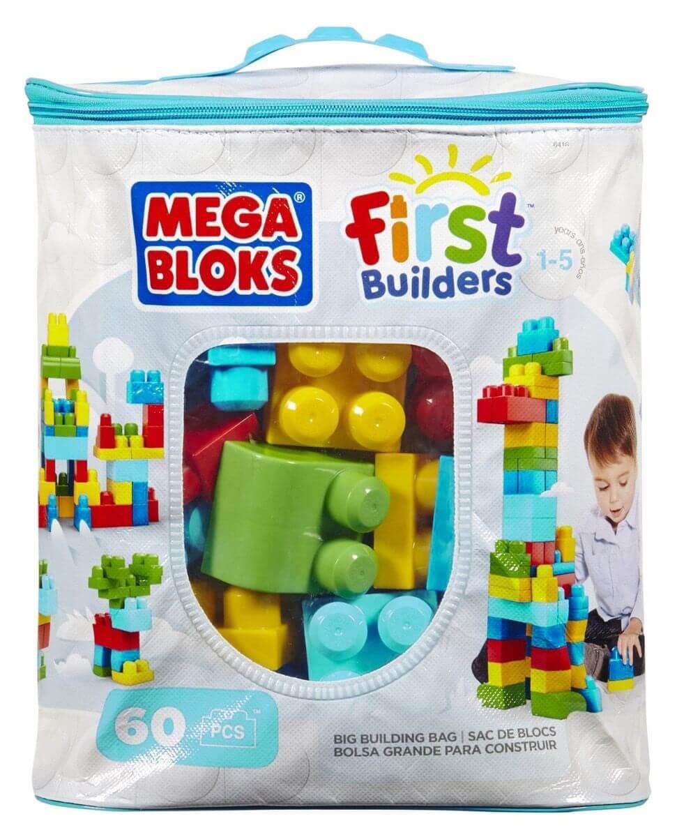 Mattel Mega Bloks Мега Блокс DCH55 Первостроители 60шт.Голубой