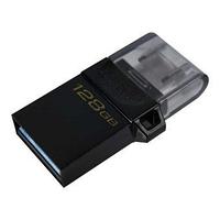 Kingston DTDUO3G2/128GB USB-накопитель 128GB, DataTraveler microDuo 3.0 G2, черный