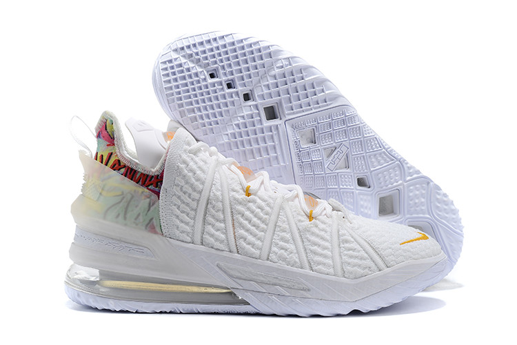 Баскетбольные кроссовки Nike LeBron 18 ( XVIII) White