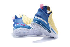 Баскетбольные кроссовки Nike LeBron 18 ( XVIII) Blue\Beige, фото 2
