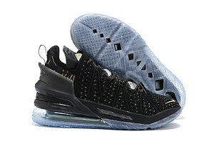 Баскетбольные кроссовки Nike LeBron 18 ( XVIII) Black\Gold (36-46), фото 2