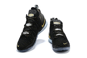 Баскетбольные кроссовки Nike LeBron 18 ( XVIII) Black\Gold (36-46), фото 2