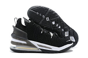 Баскетбольные кроссовки Nike LeBron 18 ( XVIII) Black\White, фото 1