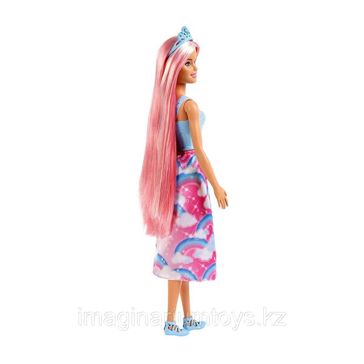 Кукла Барби принцесса с розовыми волосами - фото 3 - id-p80990311