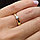 Золотое кольцо с бриллиантом 0,17Сt VS2/G Ex-Cut, фото 10