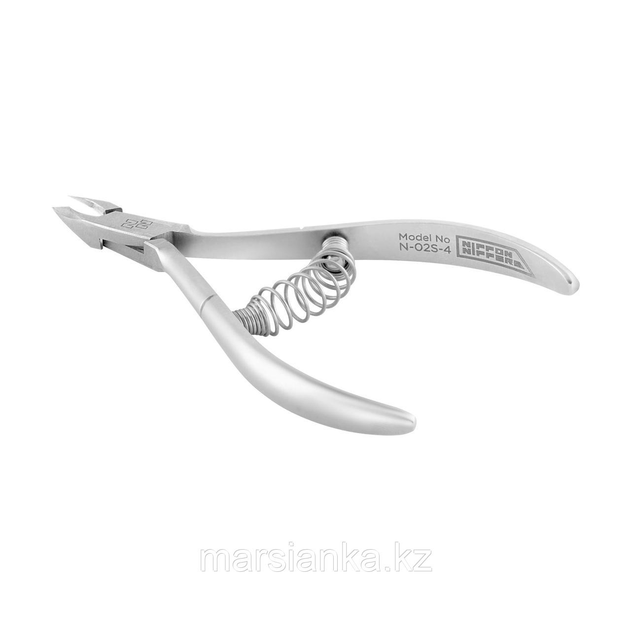 Кусачки Nippon Nippers N-02S-4, пружина, режущая часть - 4мм