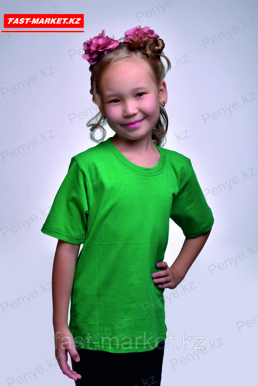 Детская футболка. Зеленый., фото 1