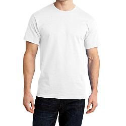 Футболка для сублимации Сэндвич "Unisex" цвет: белый, размер 56(3XL)