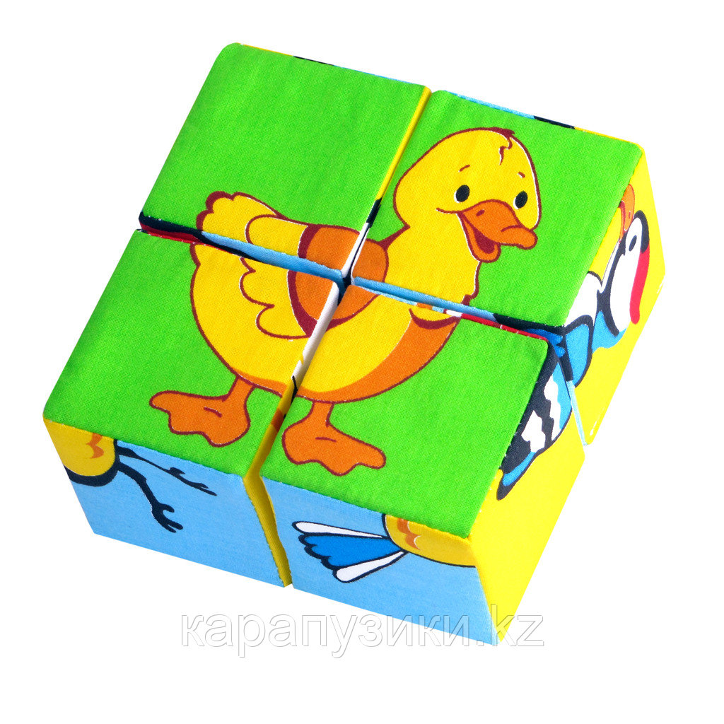 Кубики детские птицы - фото 4 - id-p81000338