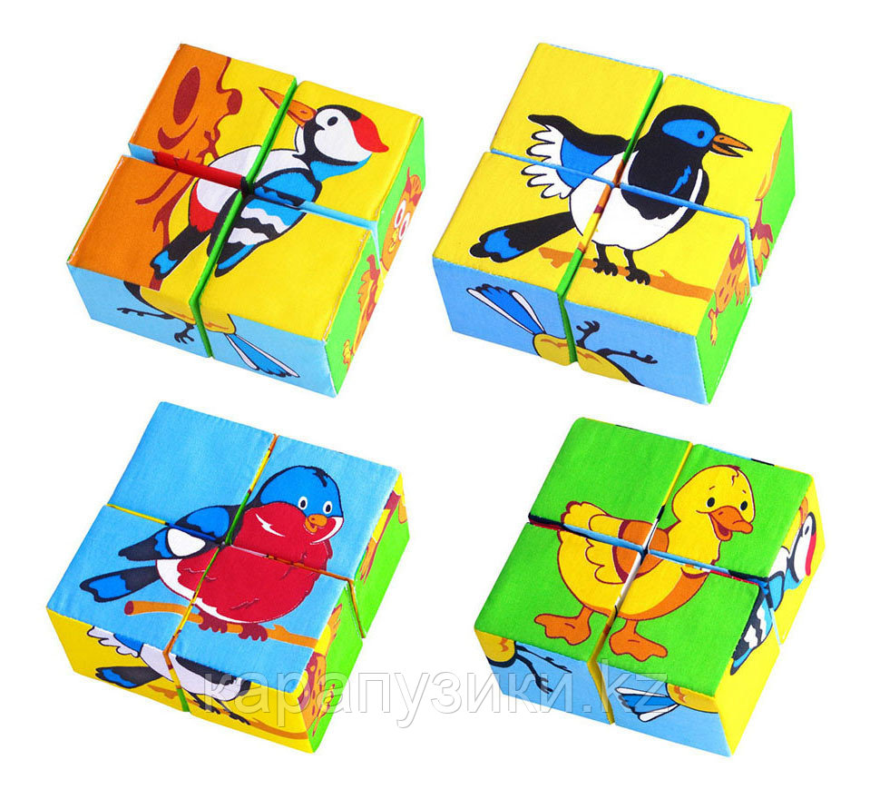 Кубики детские птицы - фото 5 - id-p81000338
