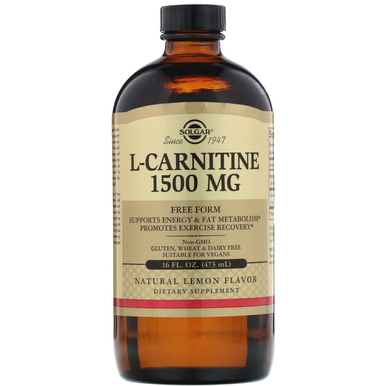 L-карнитин 1500 мг 473 мл с лимонным вкусом в жидкой форме - фото 1 - id-p81001663
