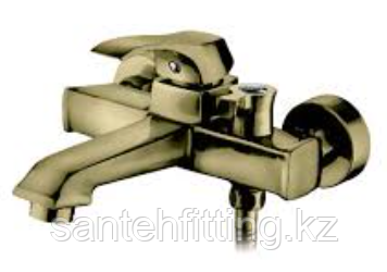 ZERIX LR3242C Смеситель для ванны с коротким изливом (цвет бронза) (10 шт/ящ)
