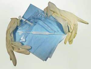 Набор изделий смотровой для гинекологических осмотров, одноразовый, Стерильный НГ "Гекса" (НГ-03) М, упак