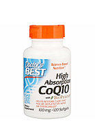 Doctor's BEST, Коэнзим ,Ку10, CoQ10, 100 мг, 120 капсул
