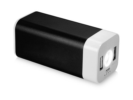 Портативное зарядное устройство Mega Volt, черный/белый, фото 2