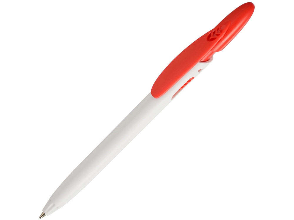 Шариковая ручка Rico White, белый/красный - фото 1 - id-p81003123