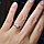 Золотое кольцо с бриллиантом 0,56Сt SI1/G EX-Cut, фото 10