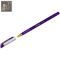 Ручка шар. Berlingo "xGold" фиолетовая, грип, игольчатый стержень, упор 0,7мм, арт.CBp_07504