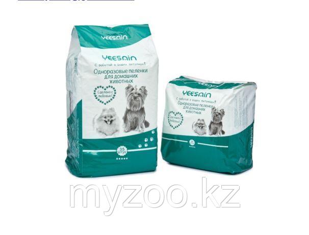 Одноразовые пеленки для домашних животных YEESNIN размер 60*60 см в упаковке 35 шт