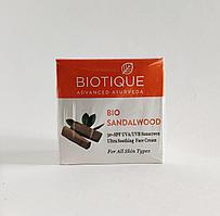 Крем для лица солнцезащитный, Био Сандал, Биотик, SPF 50 (Bio Sandalwood, Biotique), 50 мл