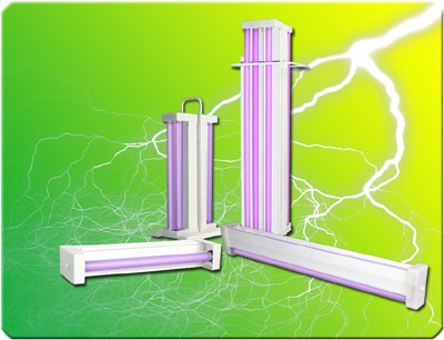 Облучатель бактерицидный с лампами низкого давления настенно-потолочный,передвижной