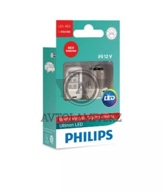 Philips LED P21/5W red 11499 ULR 12V 11578 BAY15d