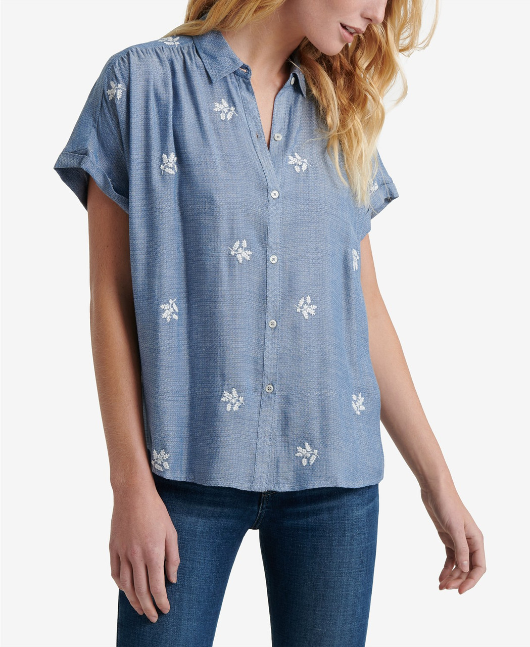 Lucky Brand Женская рубашка 2000000388816
