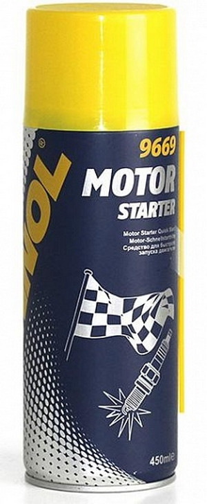 Быстрый старт MANNOL MOTOR STARTER 9669 балончик 0,450гр.