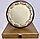 Наградная тарелка в подарочном футляре. (Цвет - золото, диаметр 23см), фото 4