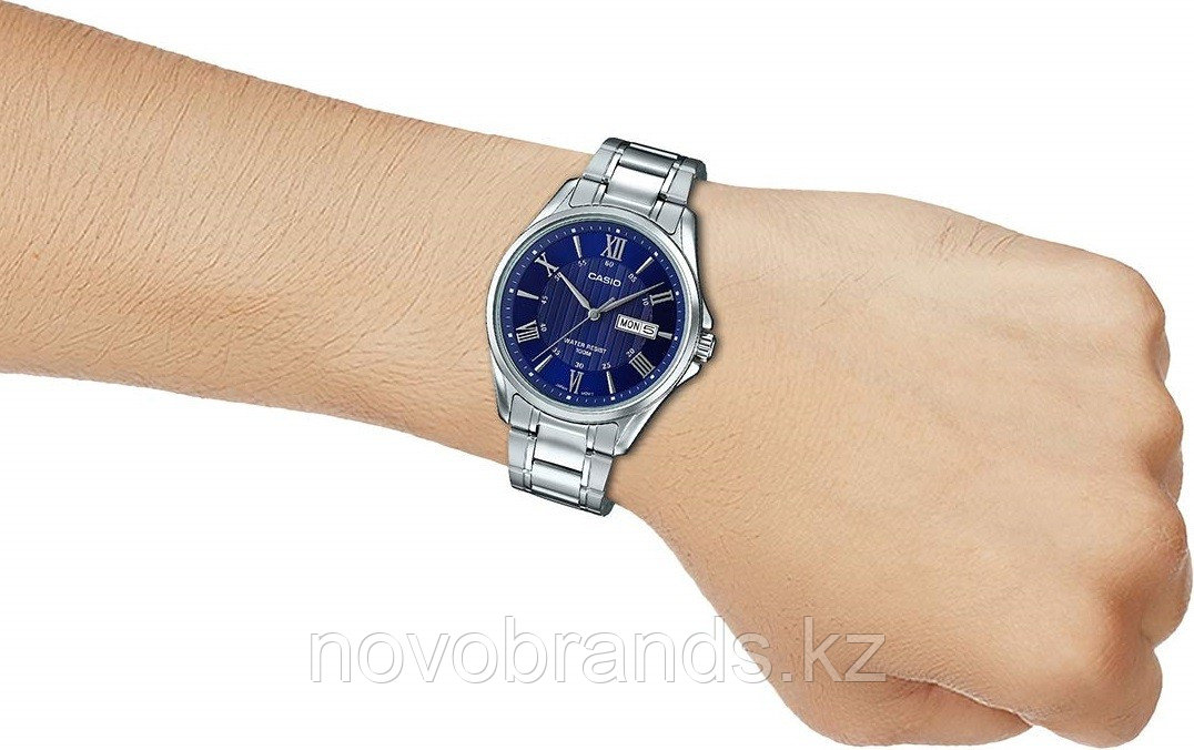 Наручные мужские часы Casio MTP-1384D-2AVDF - фото 4 - id-p81075130