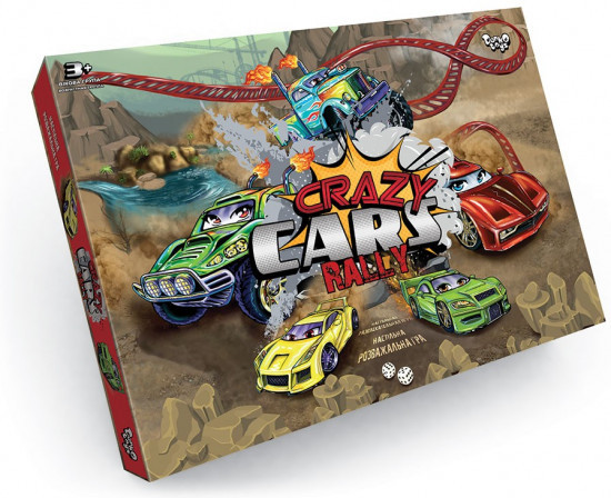 Игра настольная «Crazy Cars Rally»