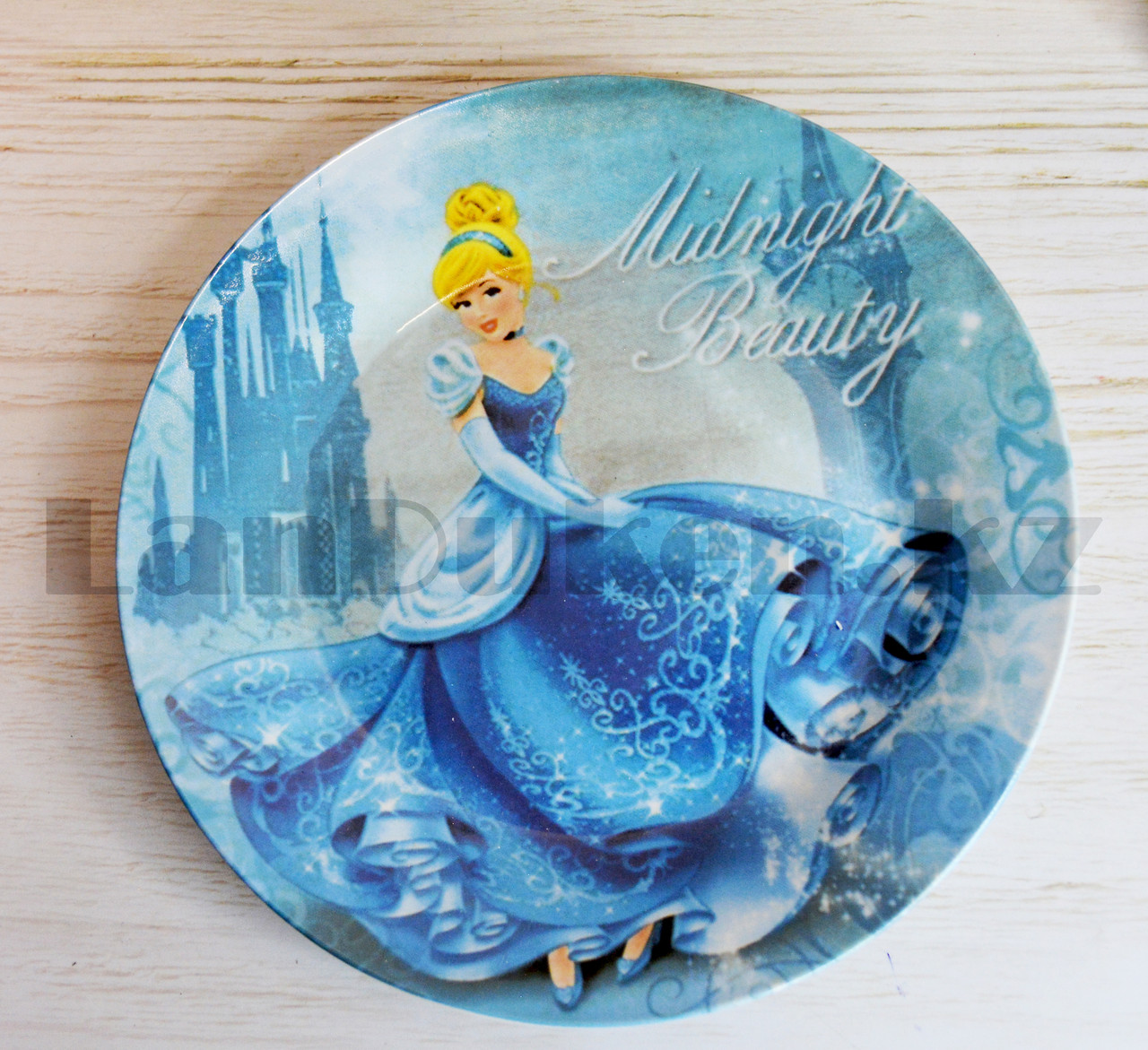 Набор детской посуды Принцесса Золушка Cinderella чашка тарелка кружка голубая - фото 6 - id-p81111161