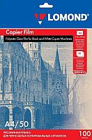 Пленка A4,50л,100мк L0701415 прозрачная 2-ст. для ч/б копирования (28 п.в кор.)